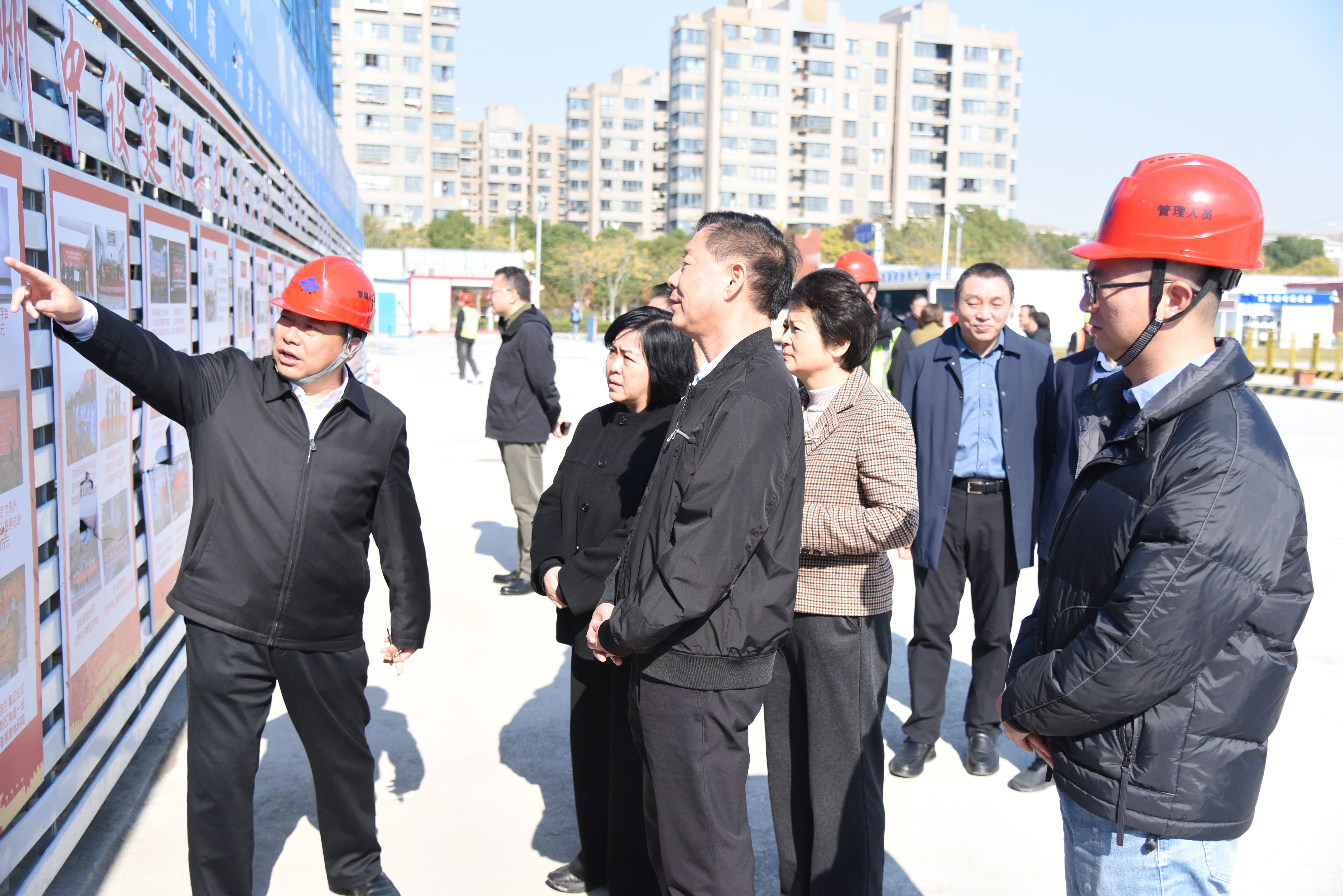 【快讯】太仓市人大常委会视察苏州中设集团承建的太仓横沥佳苑南侧幼儿园及九年一贯制学校项目