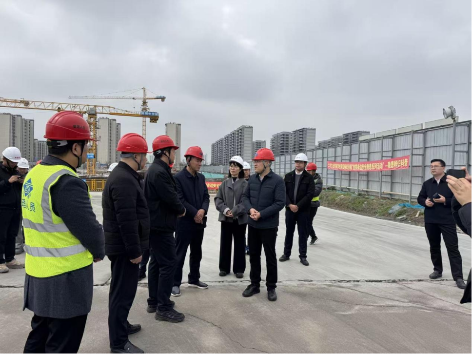 【快讯】太仓市副市长肖军一行视察苏州中设集团承建的上海外国语大学附属太仓学校新建项目建设情况